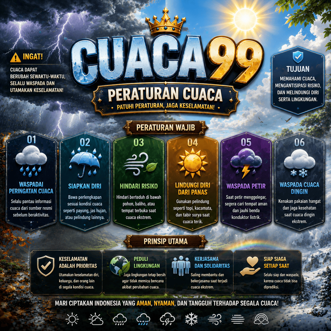 Banner CUACA99 Cyber Blue